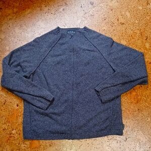 Woolrich Women's Plum Full Zip Cardigan Sweater Size XL